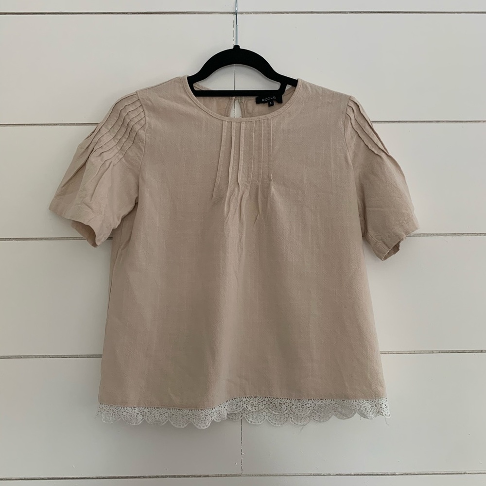 Roolee cream blouse